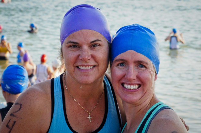 Me and Amy before the start