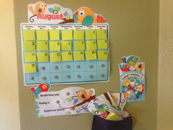 Calendar/Weather corner