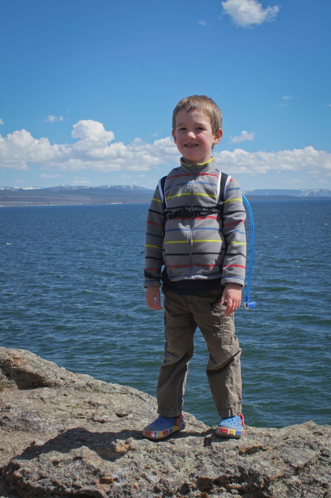 he was so proud of his hiking