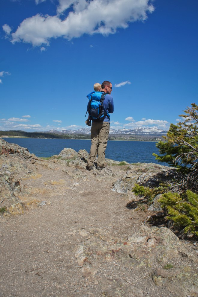 checking out the view