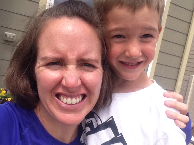 Getting ready to go for a training jog/walk 