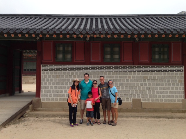 Us and our sweet tour guide