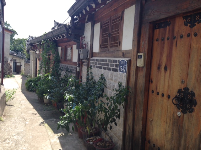 Row of Hanok houses