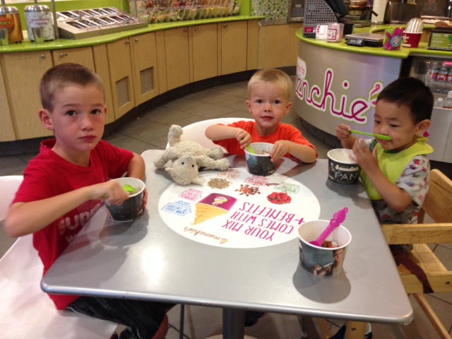 frozen yogurt night!