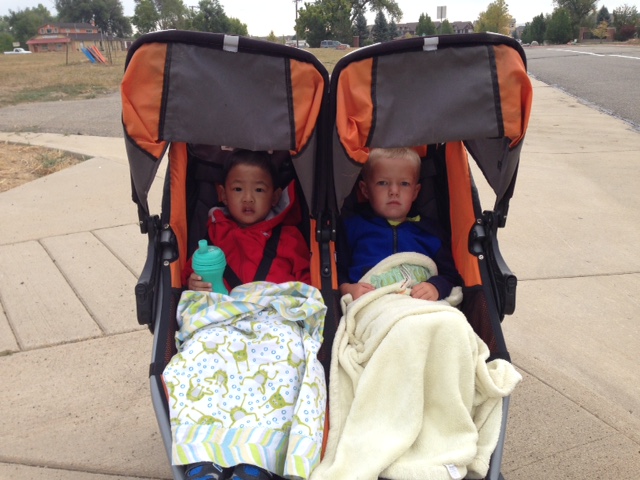 I don't know why they look grumpy, I was doing all the work