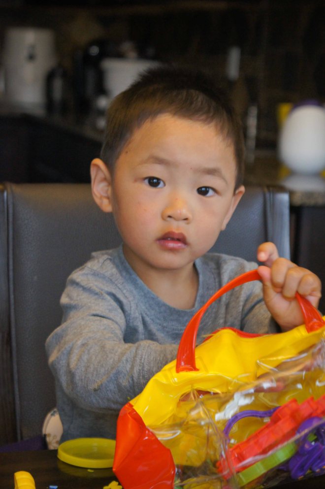 Playing with Play-doh