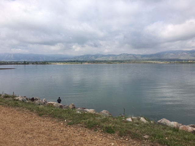View of the final mile on the Mom's Day Race I did this year