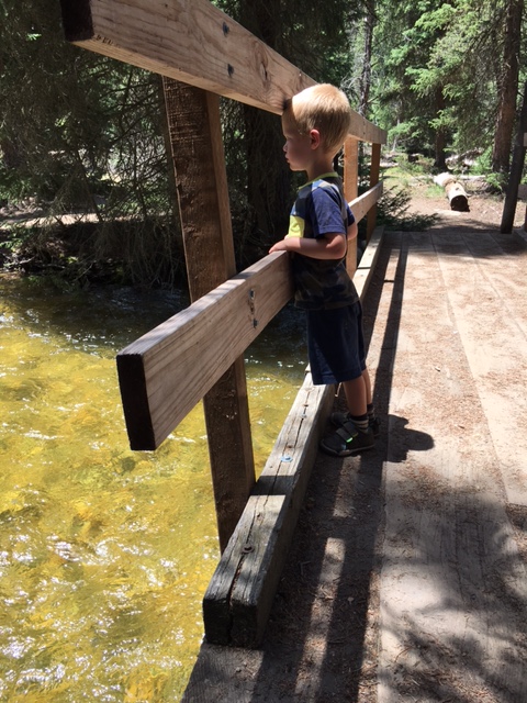 checking out the inlet river